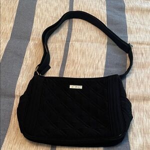 Vera Bradley Black Quilted Shoulder Bag